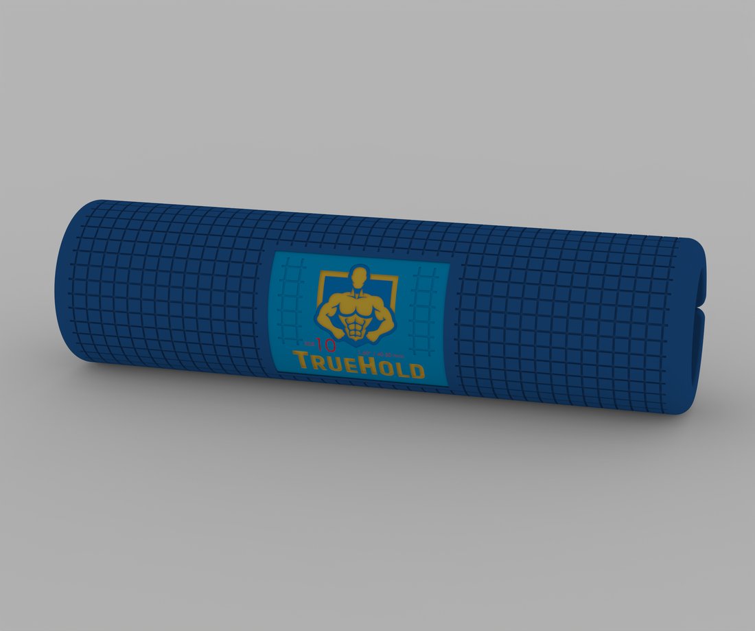 TrueHold Barbell Model 10, 1.60in, Deep Royal Blue